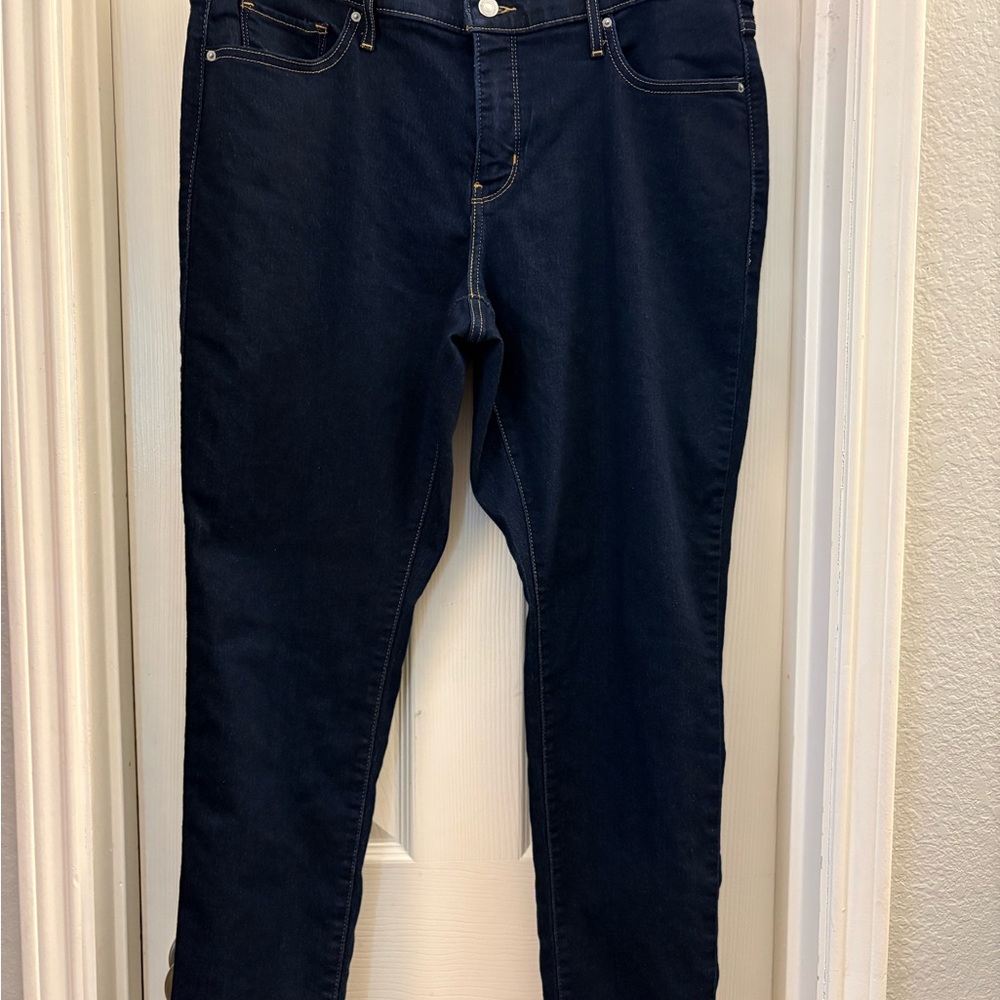 Levi's Dark Indigo Straight Leg Jeans